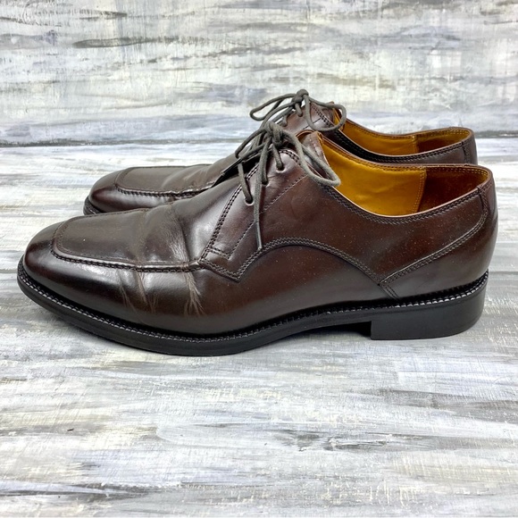 Cole Haan Brown Leather Oxfords Lace-Up Dress Shoe Formal Men’s 10M - Picture 6 of 16